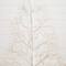 4ft. Pre-Lit Artificial White Starburst Tree, Fairy Warm White LED Lights